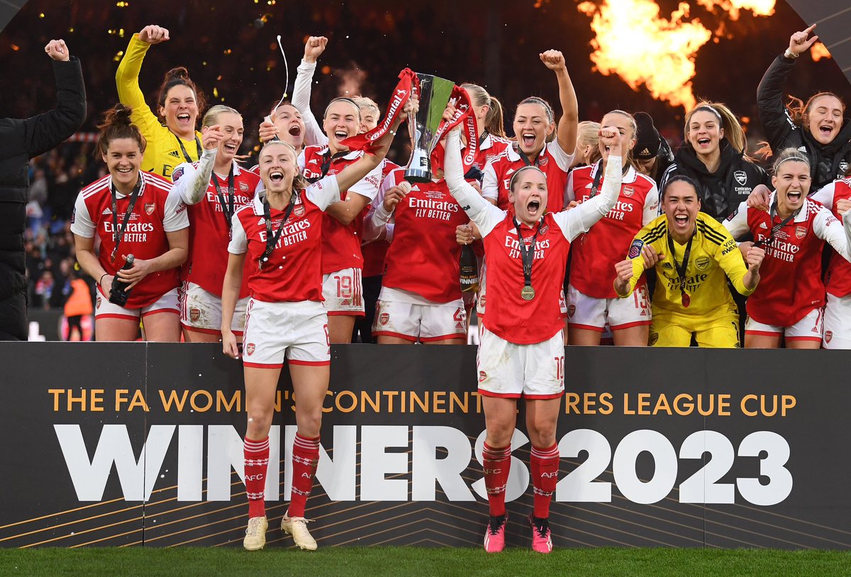 The Arsenal. The most successful club in Conti Cup history. 🏆🏆🏆🏆🏆🏆