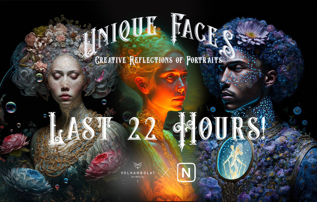 volkanbolat's tweet photo. 𝐋𝐚𝐬𝐭 𝟐𝟐 𝐇𝐨𝐮𝐫𝐬 Open Edition 𝖀𝖓𝖎𝖖𝖚𝖊 𝕱𝖆𝖈𝖊𝖘 Drop!
on @niftygateway
#niftygateway #niftydrop #NFTCommunity https://t.co/Np3j2axv4r