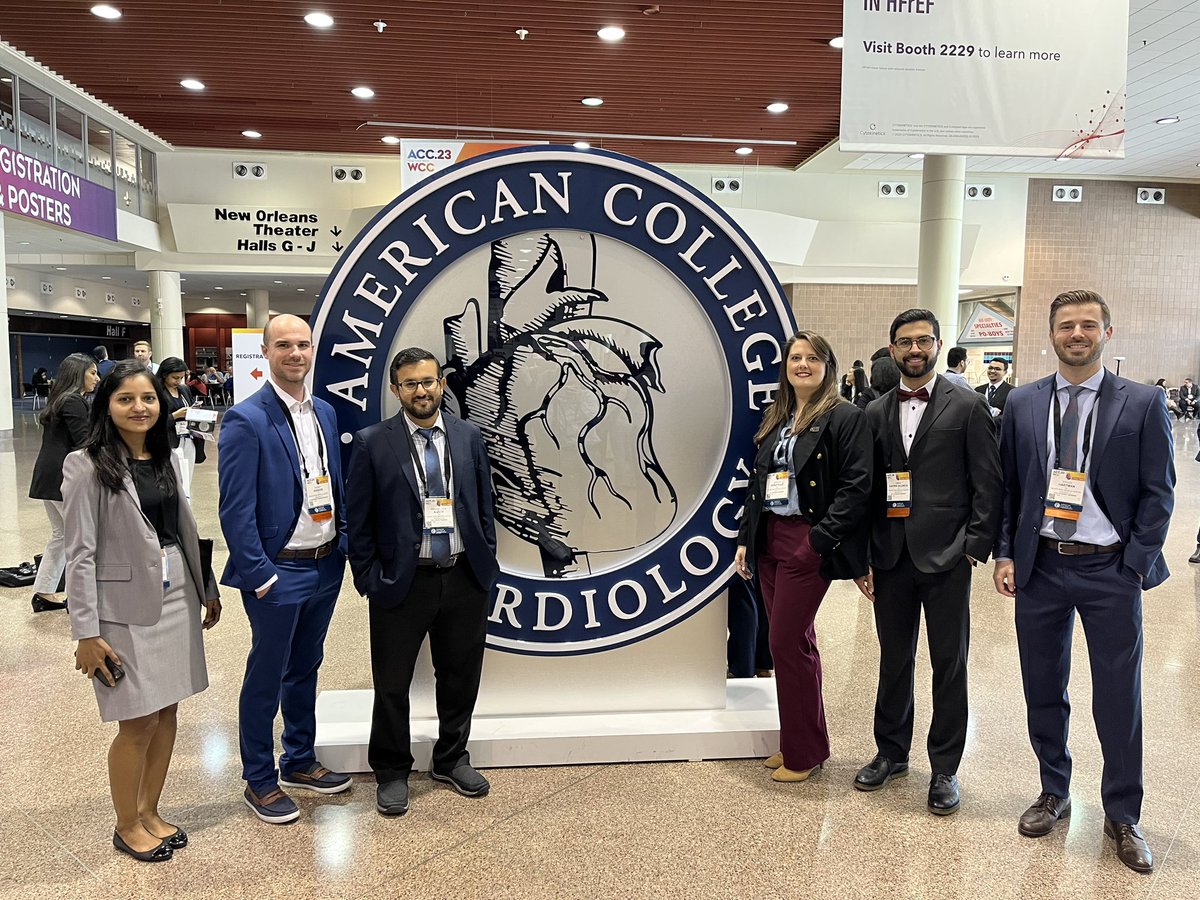 Mount Sinai well represented at ACC (PGYI-IV) #acc23 #MSMCIM #msmccardiology #futureofcardiology <a href="/ACCinTouch/">American College of Cardiology</a> <a href="/SimonGaviria13/">Simon Gaviria,MD</a> <a href="/DrStevenHartman/">Steven Hartman, MD</a> <a href="/DrEverettRogers/">Everett Rogers</a> <a href="/ReshmaG_MD/">Reshma Golamari</a> <a href="/HossamAlzubi/">Hossam Alzu'bi</a> <a href="/FloridaACC/">Florida Chapter ACC</a>