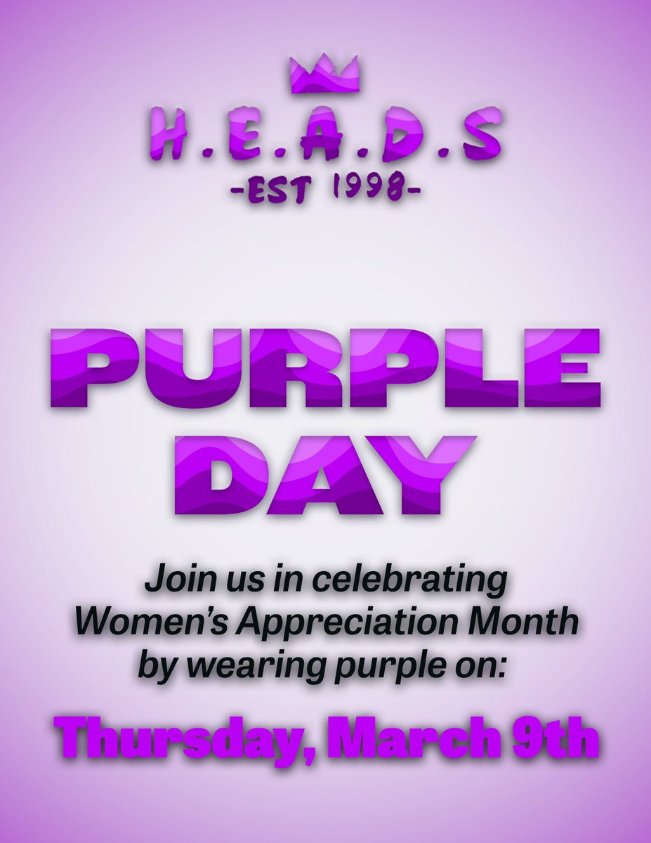 HEADS_Official's tweet photo. In celebration of March being Women’s History Month, HEADS presents Women’s Appreciation Week!! Join us this week as we celebrate the women of campus!! All links in our bio. 🫶🏽👸🏾 https://t.co/AS7TdPrbQL