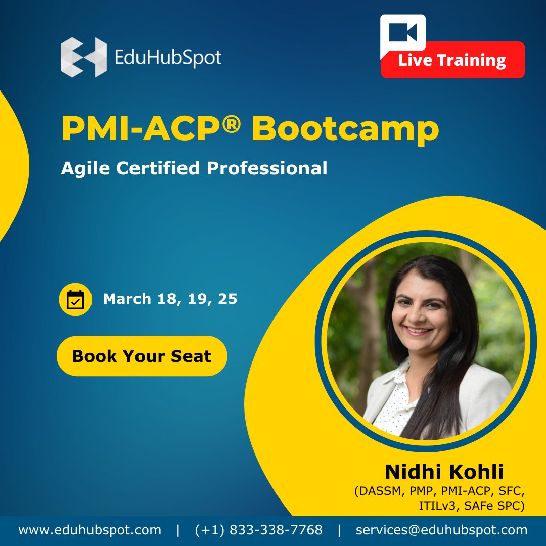 eduhubspot's tweet image. And we&apos;re here with our BOOTCAMPS of this month! 😎📣🎉
Sign up before the seats get filled: lnkd.in/evzYqVt8

#projectmanager #eduhubspot #pmp #pfmp #acp #rmp