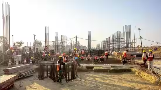 #Noida International Airport , Jewar.  Construction progress.