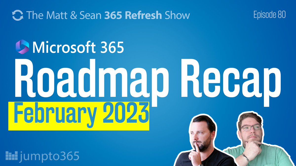 thatmattwade's tweet photo. Did you catch the most recent episode of π#MSRefresh, where @sbglr and I had some major disagreements on the #MicrosoftStream web player UI updates? It's okay for him to be wrong. Check it out below.
πΊ: https://t.co/EU5fJWOQzq https://t.co/Fh7PGoNDUB