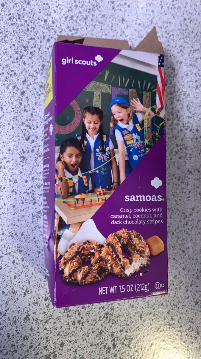 Happy Sunday from the best #GirlScoutCookies there are….