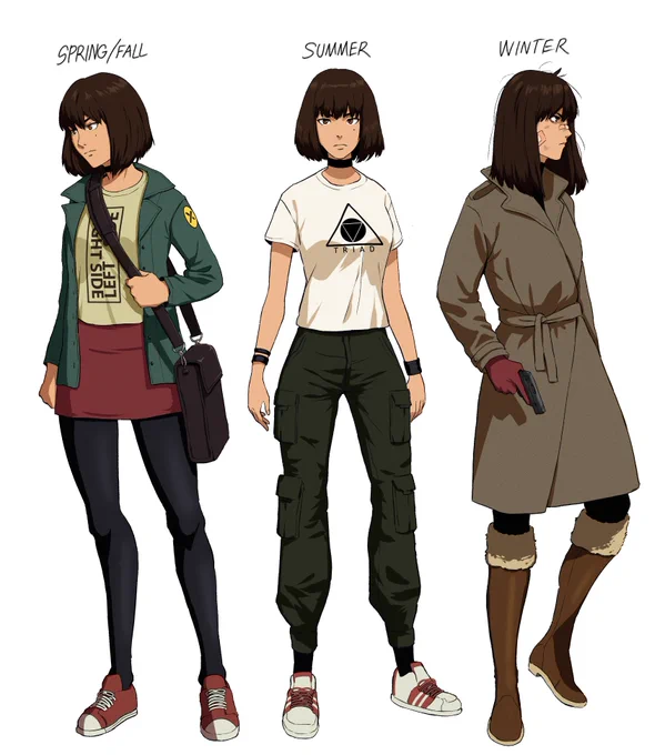 seasonal outfits for Zoe(you guys did not forget about her, right?) 