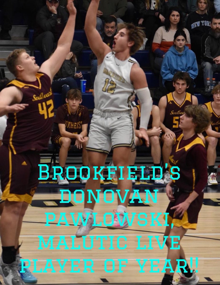 Congratulations to Brookfield product Donovan Pawlowski who was named our Trumbull County Player of Year!! <a href="/Donovanpaw12/">Donovan Pawlowski</a>