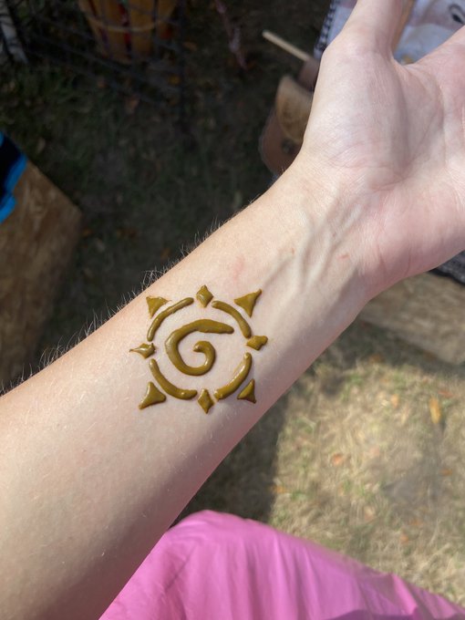hennaed