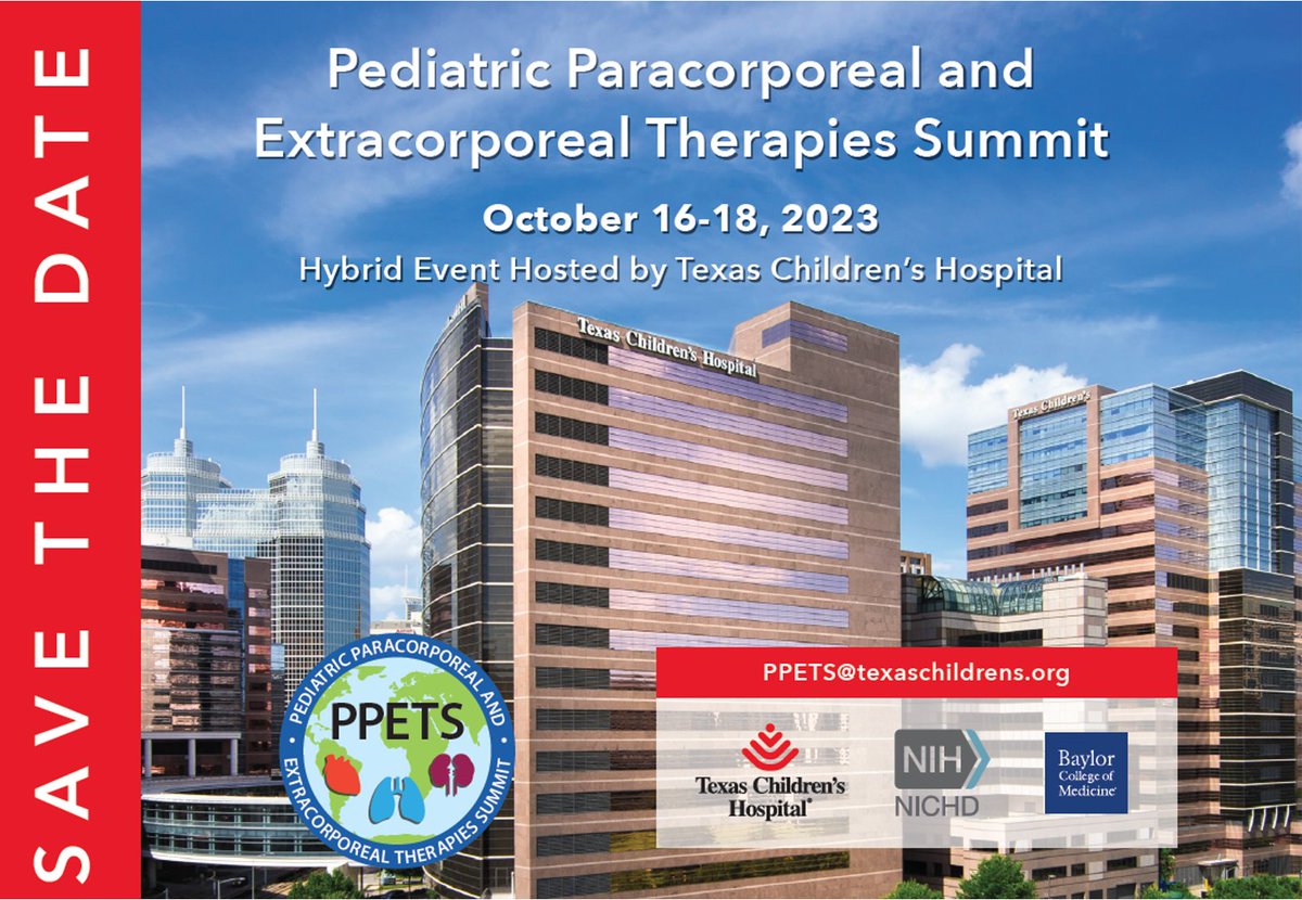 Ayse Akcan Arikan, MD, FAAP, FASN (@akcanarikan) on Twitter photo Save The Date PPETS 2023
Houston, TX
October 16-18, 2023
Optional sim course
Hybrid conference
Join us #PedsICU #PedsCICU
<a href="/chetnakpande/">Chetna Pande, MD MPH</a> <a href="/drpetaalexander/">Peta Alexander</a> <a href="/RoxanneKirsch/">Roxanne Kirsch</a>
<a href="/KD810/">Kristin Dolan</a> <a href="/DrCoreyChartan/">Corey Chartan</a> Save The Date PPETS 2023
Houston, TX
October 16-18, 2023
Optional sim course
Hybrid conference
Join us #PedsICU #PedsCICU
<a href="/chetnakpande/">Chetna Pande, MD MPH</a> <a href="/drpetaalexander/">Peta Alexander</a> <a href="/RoxanneKirsch/">Roxanne Kirsch</a>
<a href="/KD810/">Kristin Dolan</a> <a href="/DrCoreyChartan/">Corey Chartan</a>