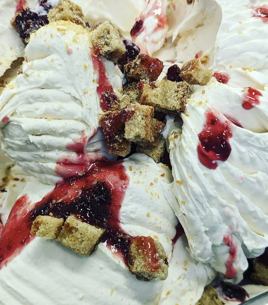 Pineapple upside down cake ice cream at the shop this week... Come getchu some!
#icecream #madeinmuskoka #SpringVibes