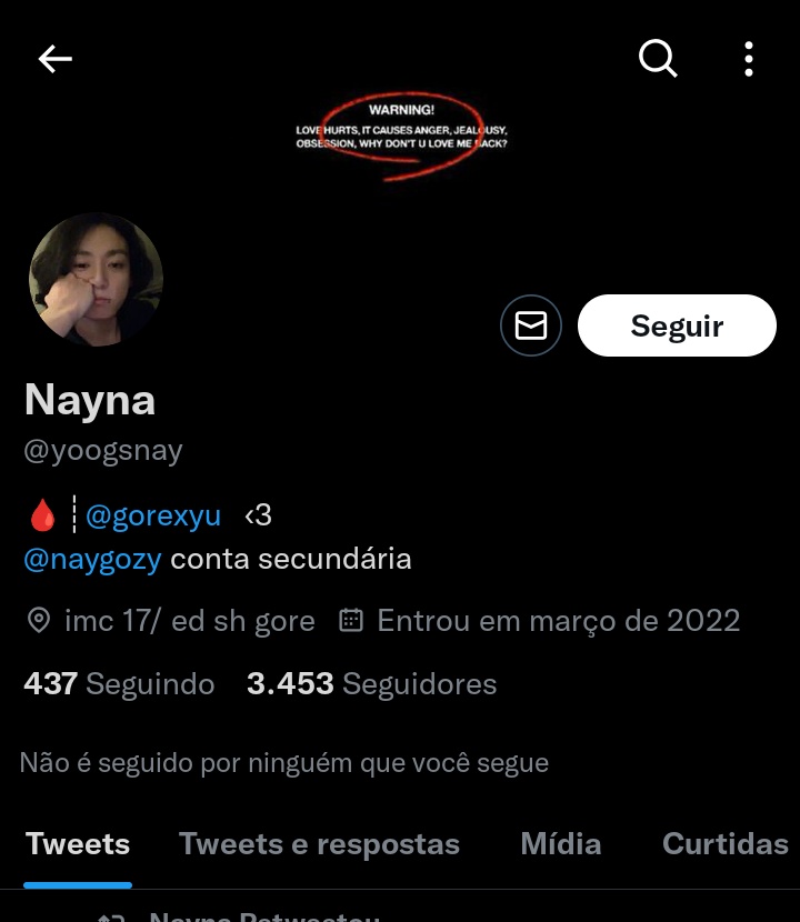 heevancrf's tweet photo. Toma cuidado pra quem segue essa conta aqui, é CHEIO de gor3 https://t.co/uNkWulKZg1