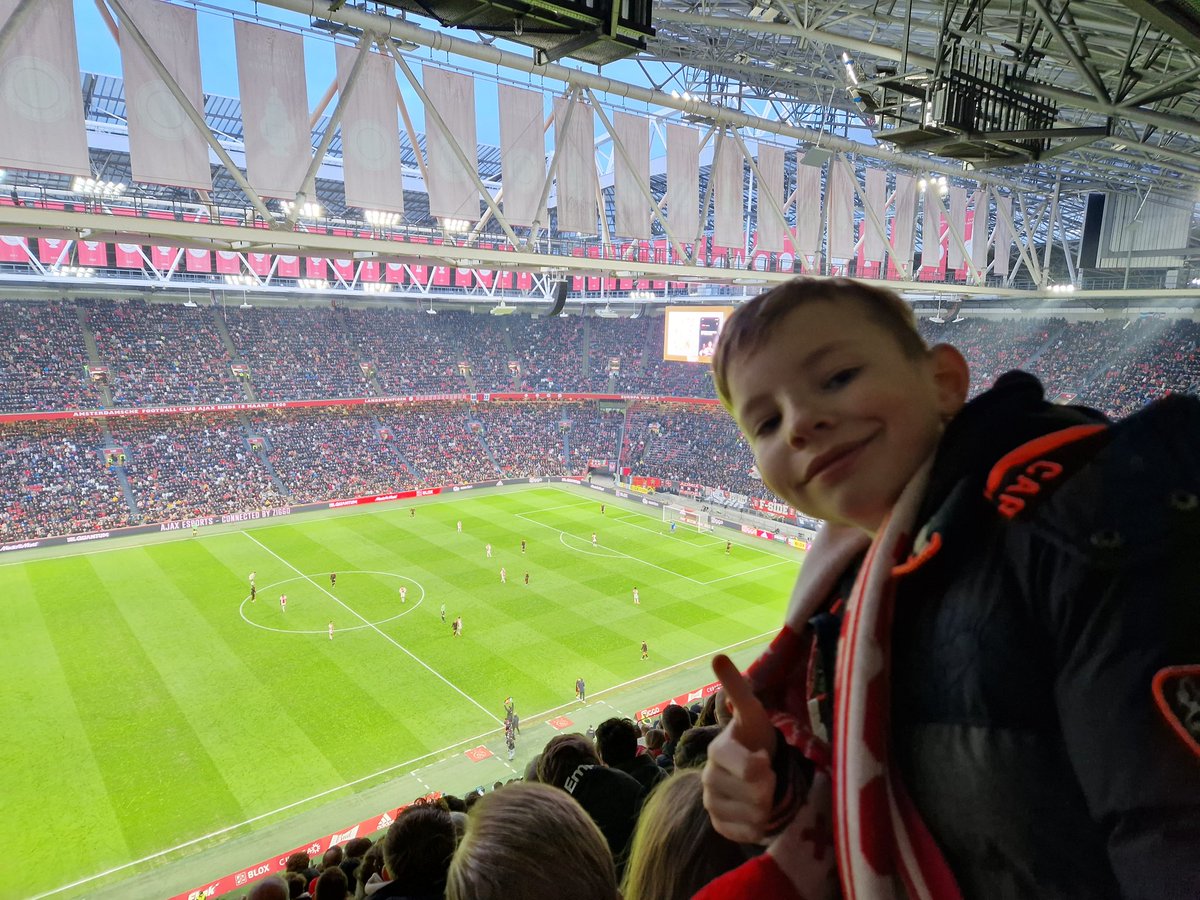 Ben is superblij met zijn #ajaxdebuut
