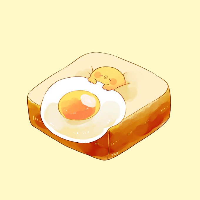 「目玉焼き トースト」のTwitter画像/イラスト(新着)｜5ページ目