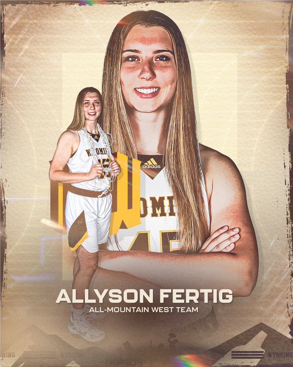 A dominant presence for the Cowgirls. 
All <a href="/MountainWest/">Mountain West</a> for the first time in her career.

<a href="/AllysonFertig/">Allyson Fertig</a> 🤠🏀⭐️