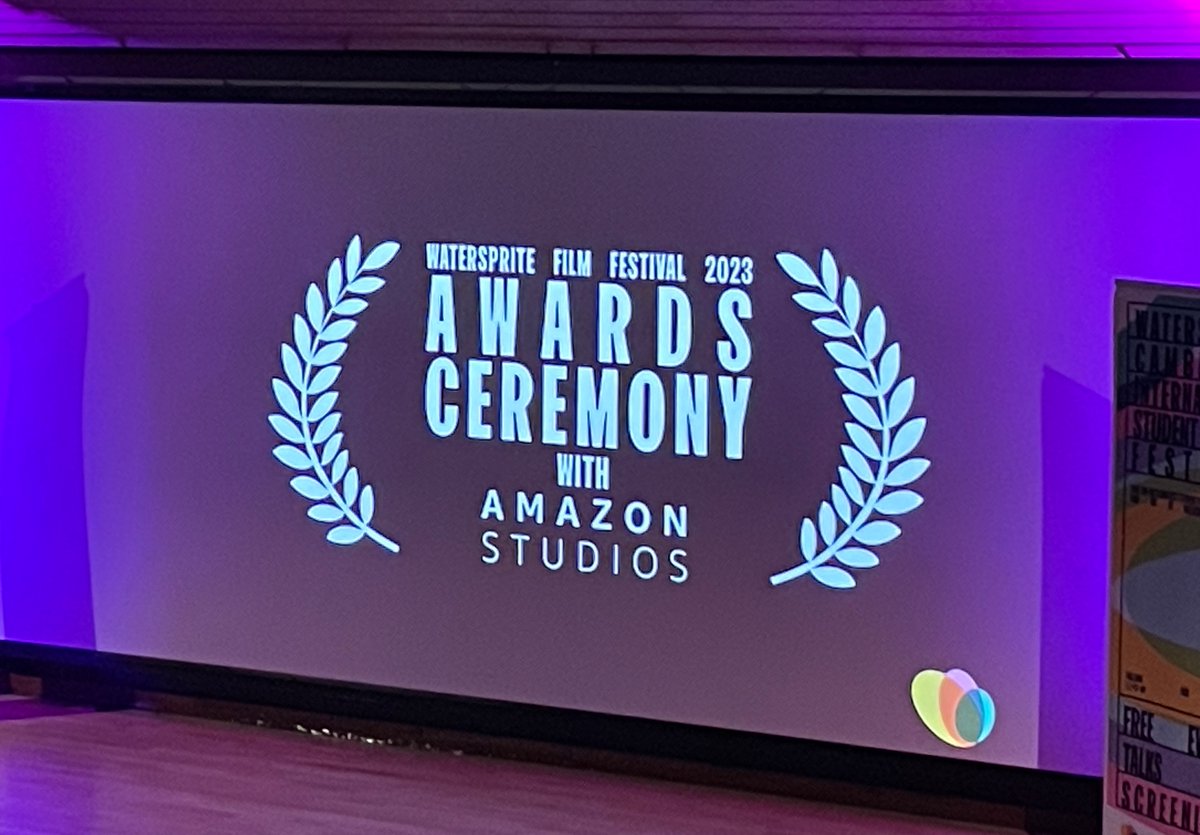Thank you <a href="/WaterspriteFilm/">Watersprite Film Festival</a> for inviting me to the Awards Ceremony with @AmazonStudios. Pleasure to have been a judge and awards juror this year. A fab event at beautiful <a href="/stjohnscam/">St John's College, Cambridge</a> and after party under a whale skeleton <a href="/ZoologyMuseum/">Museum of Zoology, Cambridge</a>. Congratulations to all the nominees.