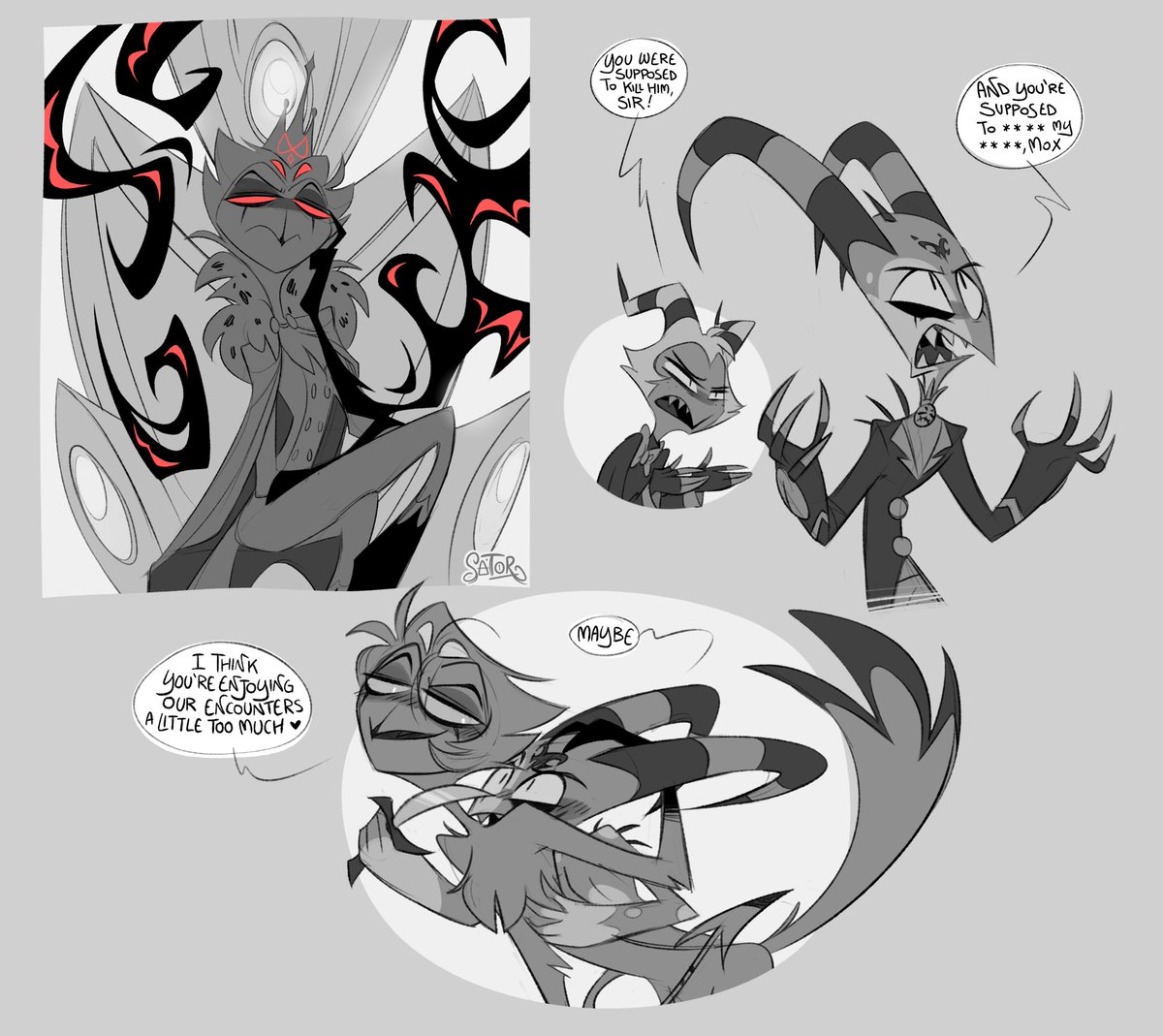 Wicked Stolas AU - part 2

#HelluvaBoss #Stolitz