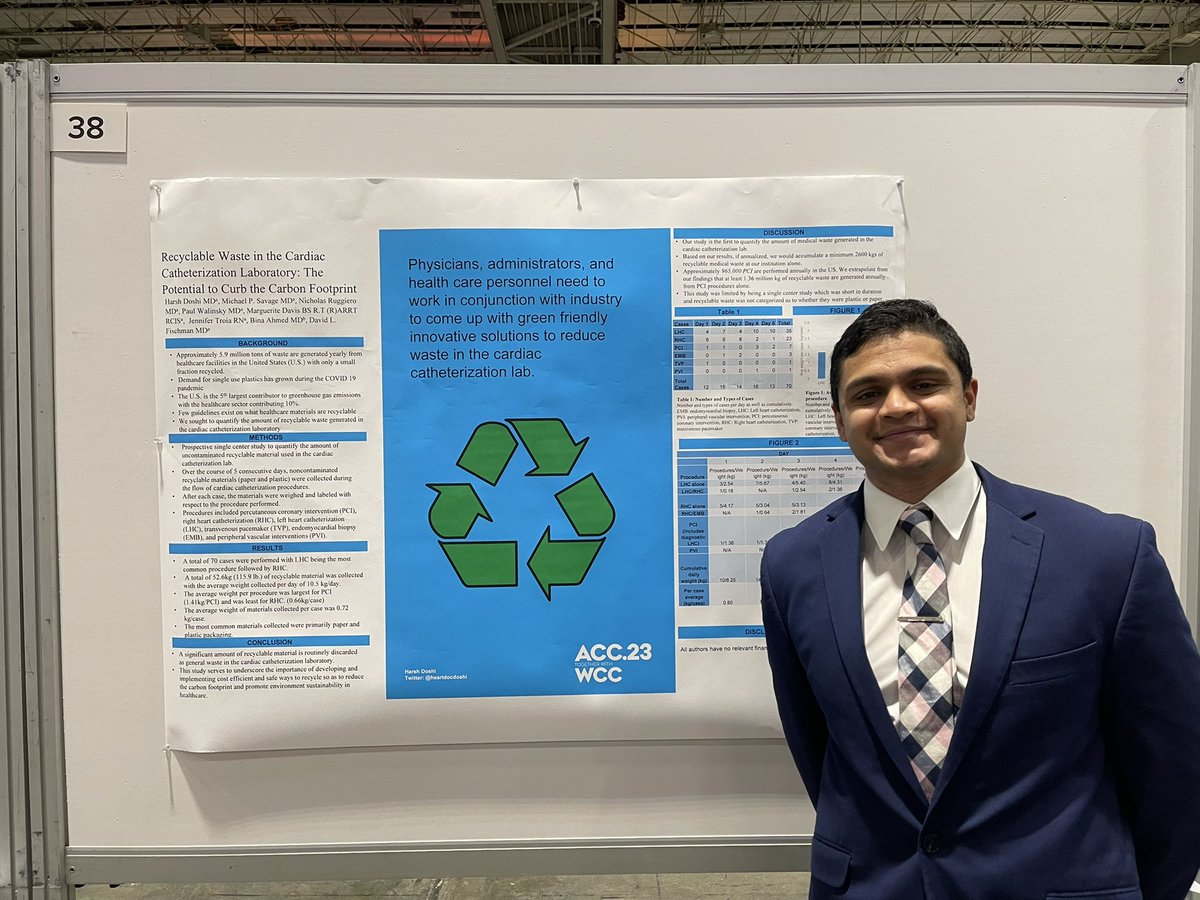 Harsh Doshi (@heartdocdoshi) on Twitter photo Come stop by poster #38 to discuss the current state of ♻️ in our cath labs and what we can do to help! #curbcarbon #ACC2023 #CardioTwitter <a href="/TJHeartFellows/">Jefferson Cardiology Fellows</a> <a href="/fischman_david/">David L. Fischman</a> <a href="/binamdahmed/">Bina</a> <a href="/DocSavageTJU/">Michael Savage</a> <a href="/YevgeniyBr/">Yevgeniy Brailovsky DO MSc FACC</a> @IRajapreyar <a href="/ACCinTouch/">American College of Cardiology</a> <a href="/DavidWienerMD/">David H. Wiener, MD</a> <a href="/DrNickTJU/">Nicholas Ruggiero</a> <a href="/GingerRT215/">Marguerite Davis</a> Come stop by poster #38 to discuss the current state of ♻️ in our cath labs and what we can do to help! #curbcarbon #ACC2023 #CardioTwitter <a href="/TJHeartFellows/">Jefferson Cardiology Fellows</a> <a href="/fischman_david/">David L. Fischman</a> <a href="/binamdahmed/">Bina</a> <a href="/DocSavageTJU/">Michael Savage</a> <a href="/YevgeniyBr/">Yevgeniy Brailovsky DO MSc FACC</a> @IRajapreyar <a href="/ACCinTouch/">American College of Cardiology</a> <a href="/DavidWienerMD/">David H. Wiener, MD</a> <a href="/DrNickTJU/">Nicholas Ruggiero</a> <a href="/GingerRT215/">Marguerite Davis</a>