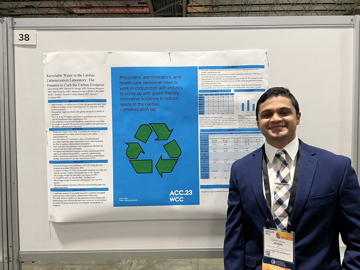 Yevgeniy Brailovsky DO MSc FACC (@yevgeniybr) on Twitter photo How do you reduce waste in the cath lab? is recycling the answer?
♻️ ♻️ ♻️
<a href="/ACCinTouch/">American College of Cardiology</a> #ACC23
<a href="/fischman_david/">David L. Fischman</a> <a href="/heartdocdoshi/">Harsh Doshi</a> <a href="/DocSavageTJU/">Michael Savage</a> <a href="/DrNickTJU/">Nicholas Ruggiero</a> <a href="/GingerRT215/">Marguerite Davis</a> <a href="/TJHeartFellows/">Jefferson Cardiology Fellows</a> How do you reduce waste in the cath lab? is recycling the answer?
♻️ ♻️ ♻️
<a href="/ACCinTouch/">American College of Cardiology</a> #ACC23
<a href="/fischman_david/">David L. Fischman</a> <a href="/heartdocdoshi/">Harsh Doshi</a> <a href="/DocSavageTJU/">Michael Savage</a> <a href="/DrNickTJU/">Nicholas Ruggiero</a> <a href="/GingerRT215/">Marguerite Davis</a> <a href="/TJHeartFellows/">Jefferson Cardiology Fellows</a>