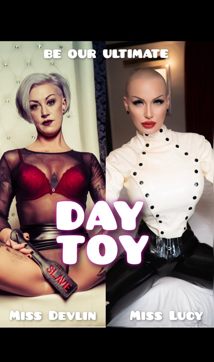 MissDevlinn's tweet photo. Who wants to be the Lucky ONE?  😏

On March 9th you get the Chance to be our DayToy @bizarradies 😈🔥 
Are you tough enough for us, @RubberDivaLucy &amp; me ?! 😏

Let me know!

Call or WhatsApp 
+49 177 7483578

Email
miss-devlin@gmx.de https://t.co/tq9kg4S331