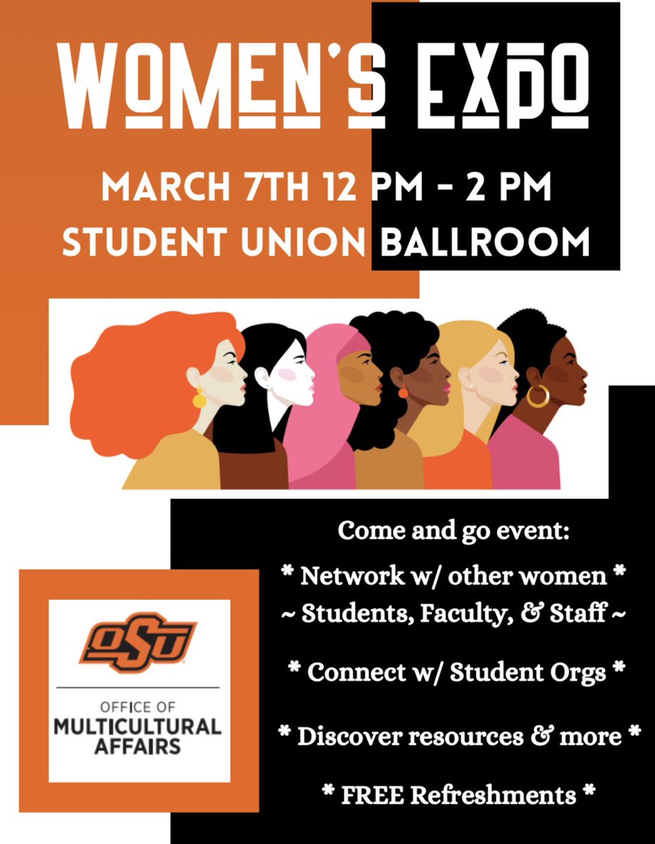 AWSM_OSU's tweet photo. We will be at the OSU Women’s Expo on Tuesday! https://t.co/G8lH45A0uJ