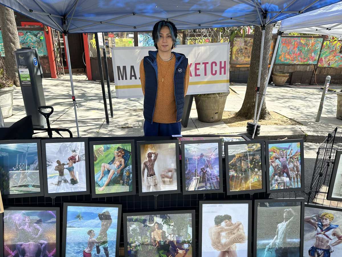 majorsketch_art's tweet photo. Come see me at the Castro Art Mart today, Sunday 05 March 2023, from 11AM to 5PM on Noe Street at Market!
#sanfrancisco #castroartmart #castro #art #gay #lgbt #castromerchants https://t.co/oghe45Ib11