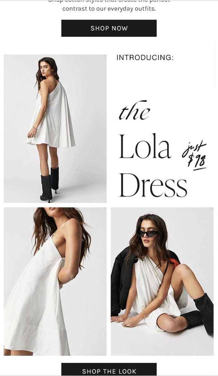 It’s giving you’re trying to sell a bedsheet for $98 @ freepeople