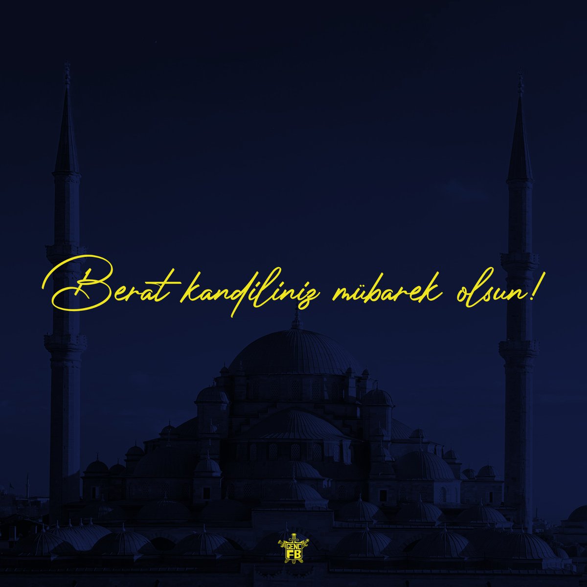 Tüm İslam aleminin Berat Kandili'ni en içten dileklerimizle kutlar, Cenab-ı Allah'tan hayırlara vesile olmasını dileriz. #GençFenerbahçeliler