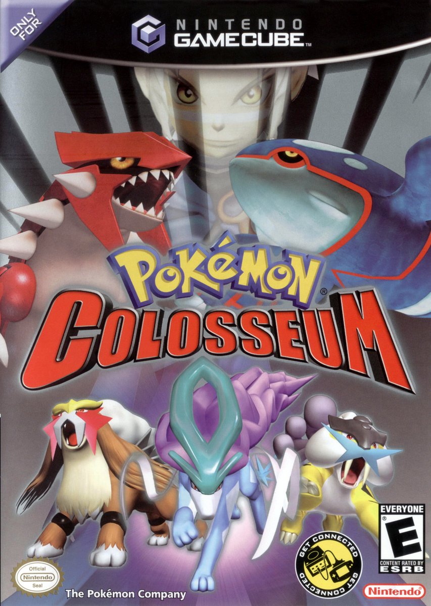 SpinDashRetro's tweet photo. Pokémon Colosseum was released on the GameCube in North America, 19 years ago today.

#retrogaming #Pokemon #gamecube https://t.co/jUmWrBWCFf