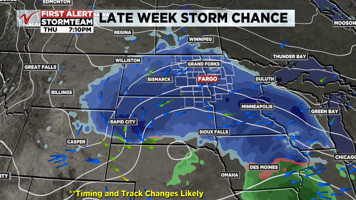 HutchsWeather's tweet photo. Good Golly: Things look snowy and blowy this week.
Accumulations possible daily now through Saturday. It will not snow heavily each day, but by week's end... it could be getting deeper in many areas...
#VNLFirstAlert #uffda #springdelayed #shovelsready https://t.co/cma7Ckv72W
