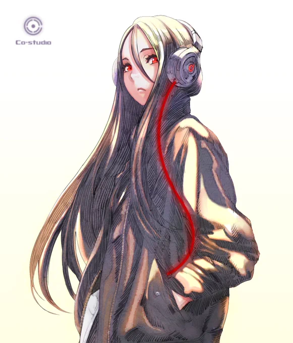 Re-posted illustration from 10 years ago#イラスト #リックオウエンス#illust #illustration #ootd #rickowens  #drksdw #ファッションイラスト 