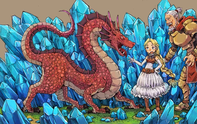 あ、まだあったな、姫さまシリーズ。並べてみると、結構姫さまの年齢バラバラだなー。きっと姫さまの人生の所々を切り取ってるに違いない。 