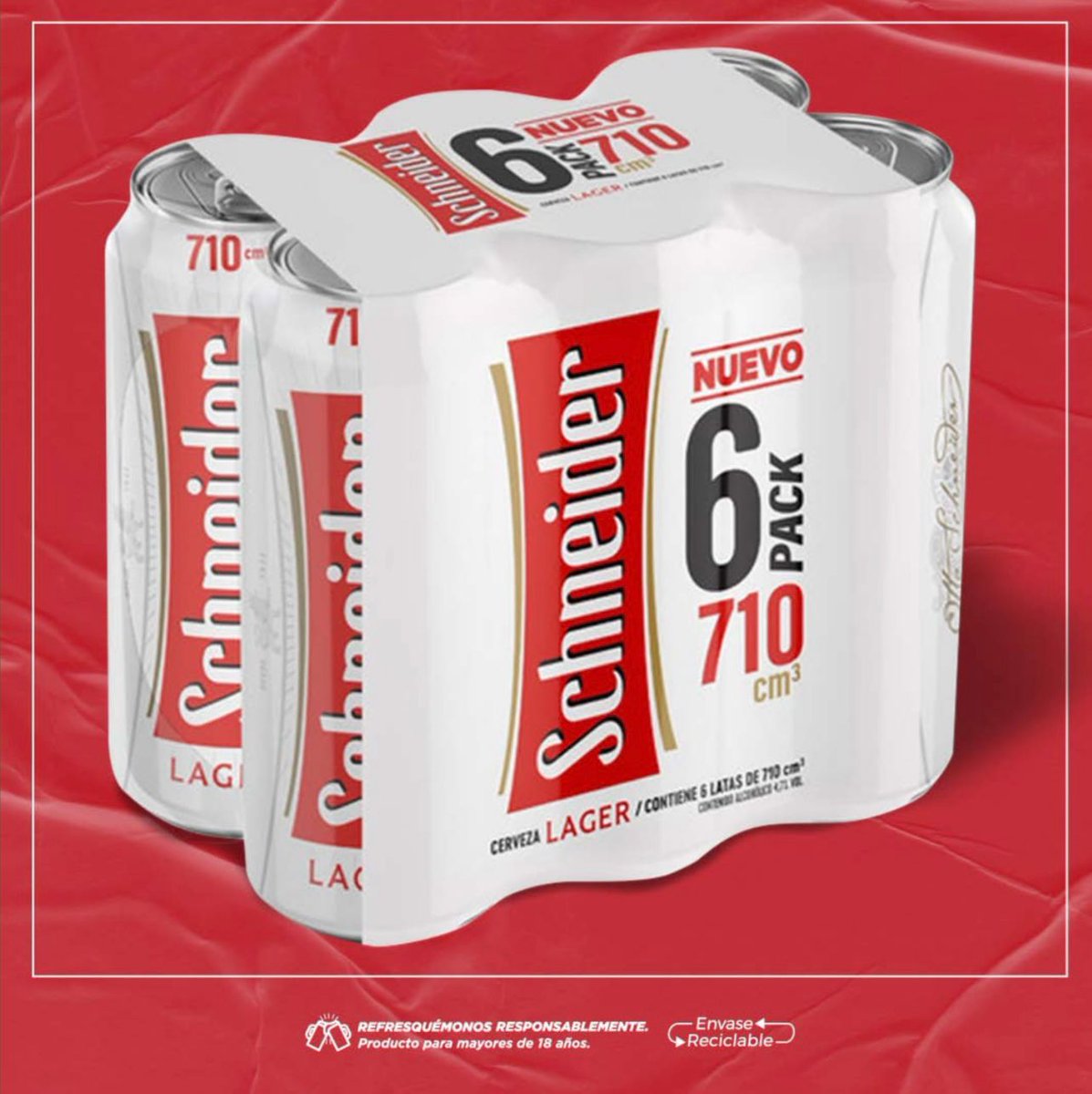 noseasmalotv's tweet photo. Mañana es lunes, pero sale un sorteo de un Six Pack de Schneider. Entre todos los que den RT a este tweet vamos a hacer el sorteo y también una lista de gente que está para la joda. https://t.co/bVexuIrHWt