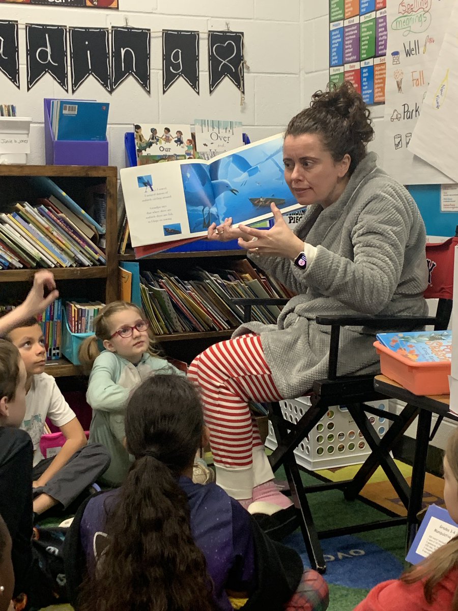 Ended our week with 2 more amazing guest readers!  Mrs. Story and Mrs. Myers are 2 of our special friends! Thank you for sharing your talents with us!  #windingcreekva