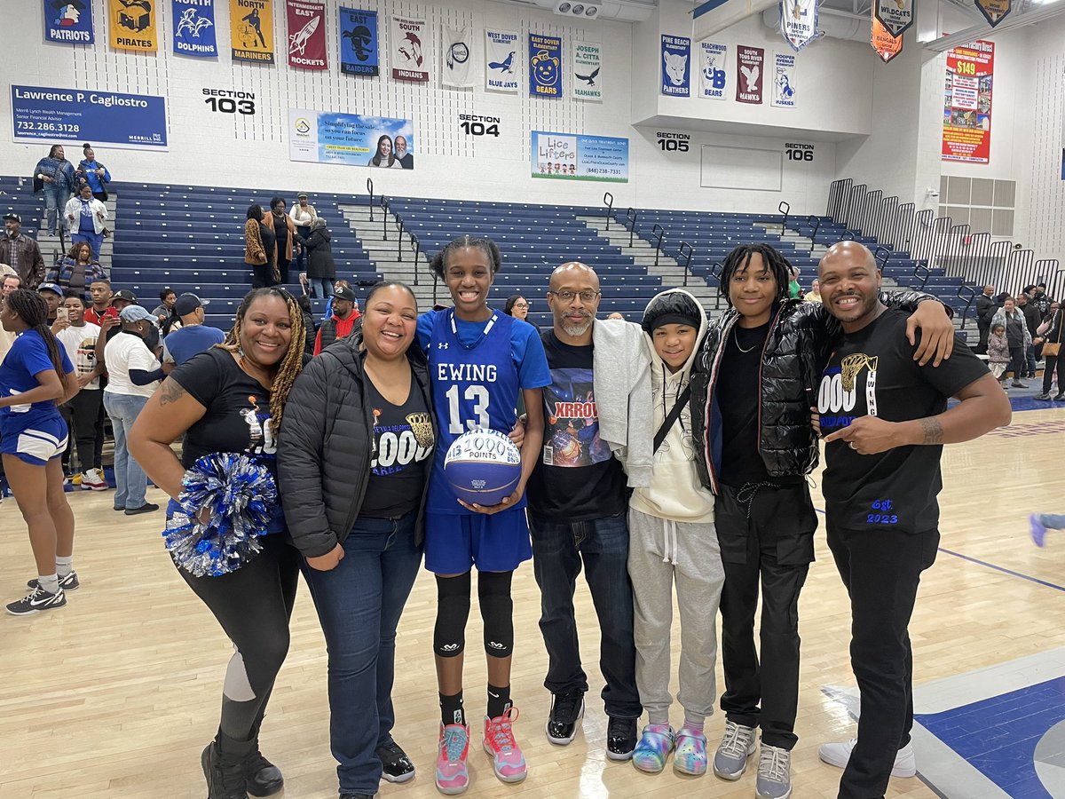 Congrats to Te'Yala Delfosse who scored her 1,000th point today in the Group 3 Championship Game.  More to come from this junior. <a href="/TheEwingSchools/">Ewing Public Schools</a> <a href="/EwingHighGBB/">Ewing High School Girls' Basketball</a>