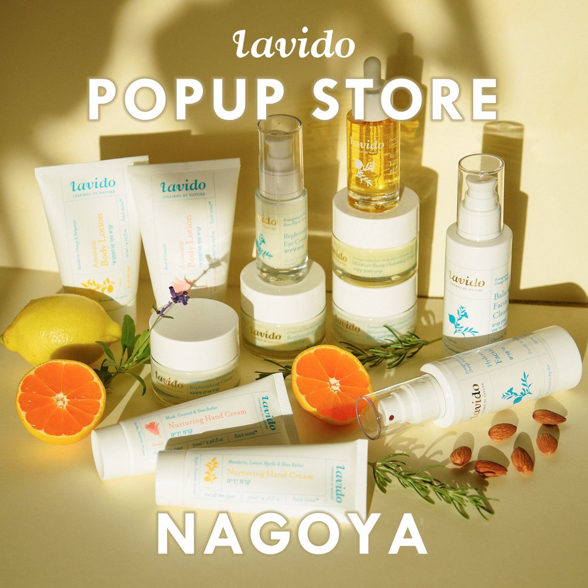 lavido_jp's tweet photo. 〈Lavido名古屋POPUP〉
期間：2023年3月8日（水）～14日（火）
場所：タカシマヤ ゲートタワーモール 2Fイベントスペース
.
ぜひ名古屋エリアの方々はこの機会にlavidoをお試しにお越しいただければと思います。
#ラヴィド https://t.co/V4rQKbwD7y