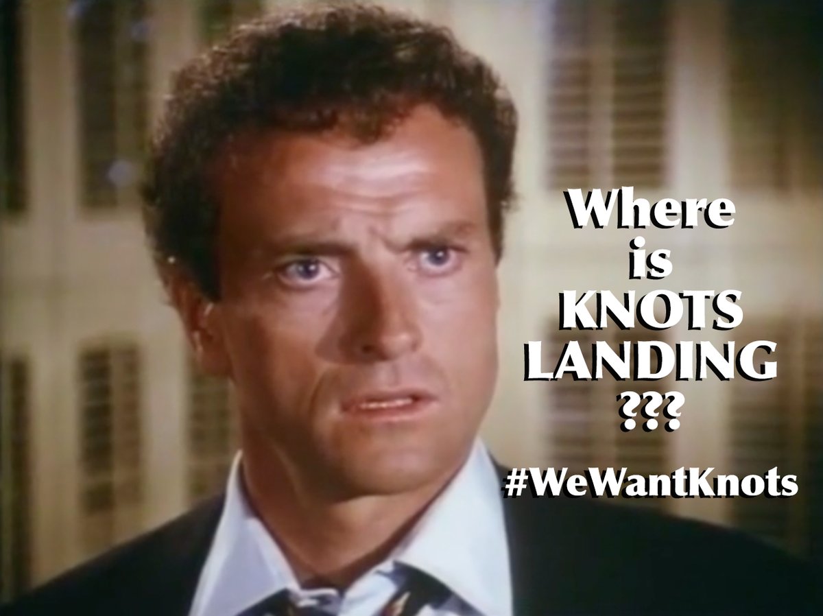 Mack can’t crack the case of finding the missing #KnotsLanding series. Maybe you can help @WBHomeEnt @AmazonFreevee @warnerbrostv @PrimeVideo #WeWantKnots