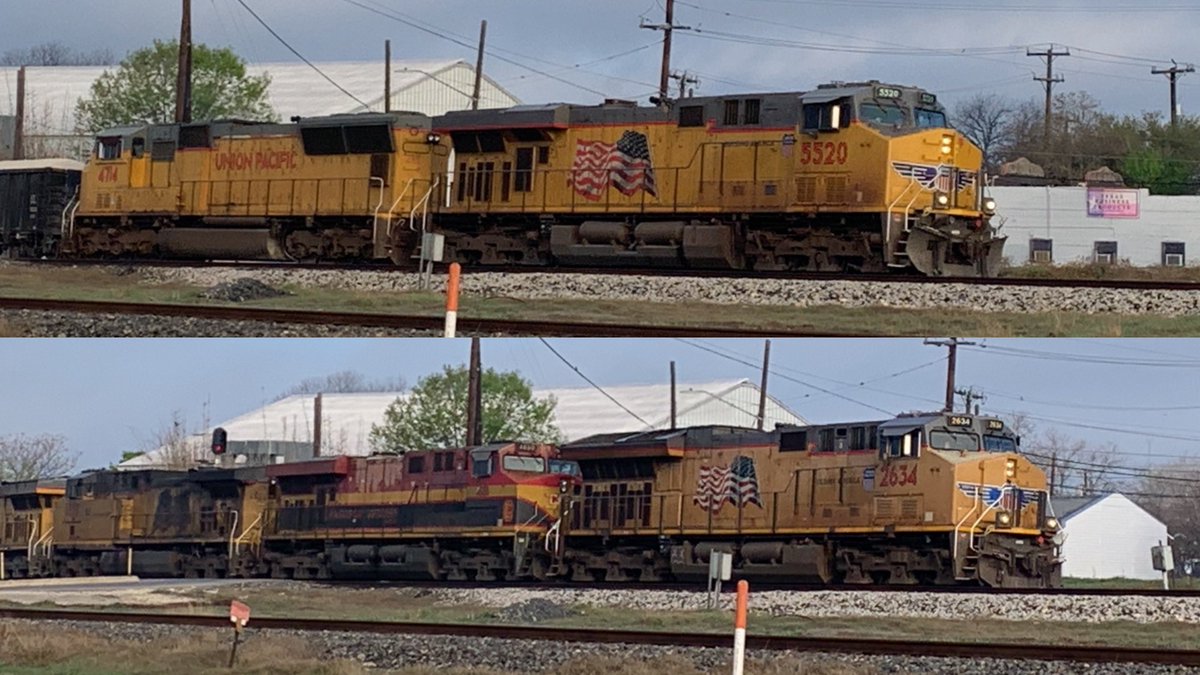 RailfanP's tweet photo. I had a great time Railfanning at tower 112, here’s what I caught!
New railfanning video coming soon!
#trains #trainspoting https://t.co/r7AWbqc73l