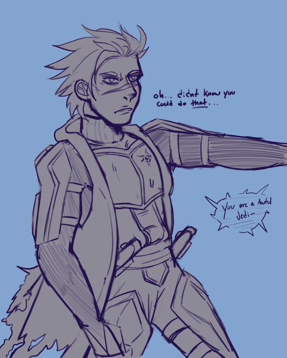izackbeeboy's tweet photo. Ehehehe
I’ve been playing KOTOR 2 recently and I wanted to make an old republic Jedi oc real bad https://t.co/PTIOd6qZoY