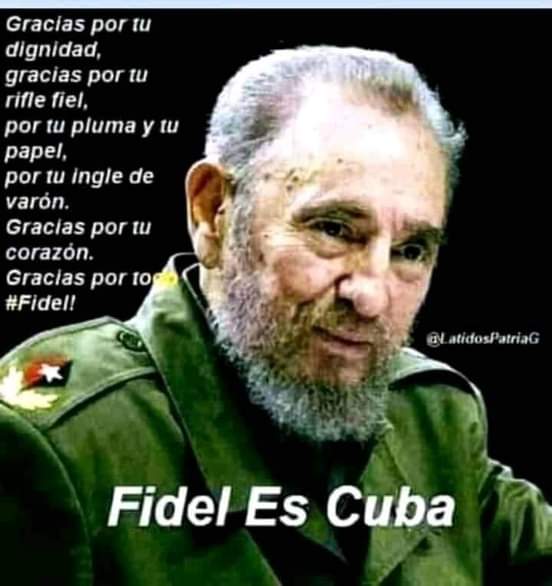 #Cuba Fidel es Fidel.