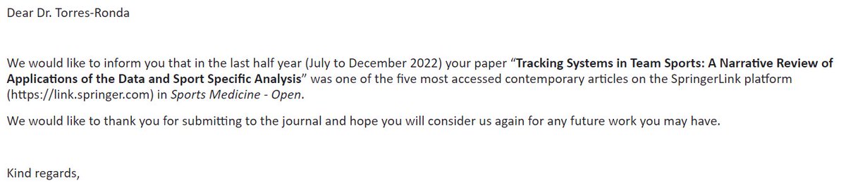 One year later, this article is still in the **top 5** most accessed contemporary articles of <a href="/SportsMedicineJ/">Sports Medicine</a> 

🙏🏽

Full paper 👉🏽bit.ly/3ybp7GL
