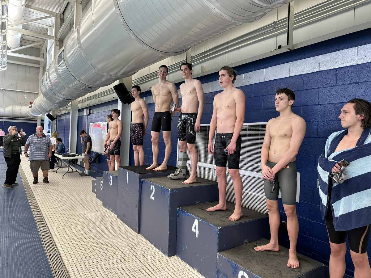 Tag on ANOTHER 1st place in the state of New Jersey for Henry McFadden!!! Henry wins the 500 freestyle in a new school record and Meet of Champions record time of 4:22.19 👀
