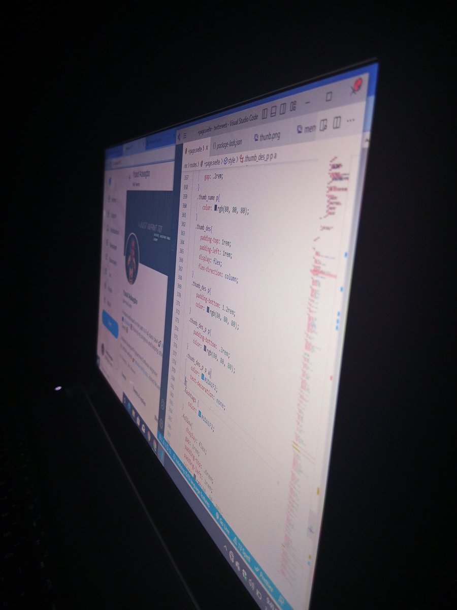 GokeAgba's tweet image. 🤓👨‍💻👩‍💻🔨🐦🚧💻👀💯🙌 #CodingTwitter #ProfileBuilding #SvelteKit @SvelteSociety