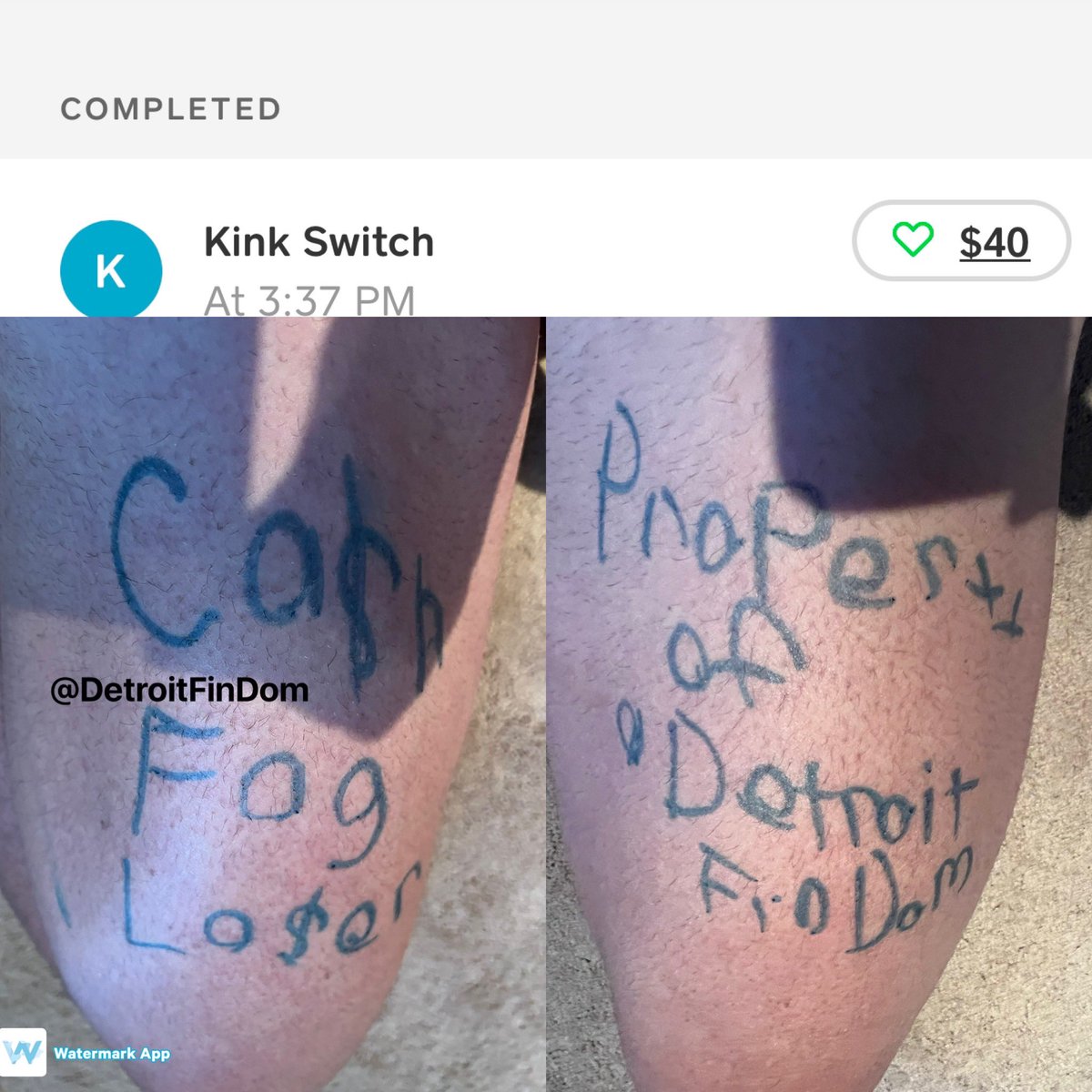 KinkyGayPerv's tweet photo. I was showing off a friend and @KinkSwitch1 wanted in “please post and humiliate me”
#cashfag #loser #showoff #gayloser #pig #gaypig #gaycashfag #humiliate #gayhumiliation #bodywritting #markedfaggot #markedfag https://t.co/KSiw43zhnu
