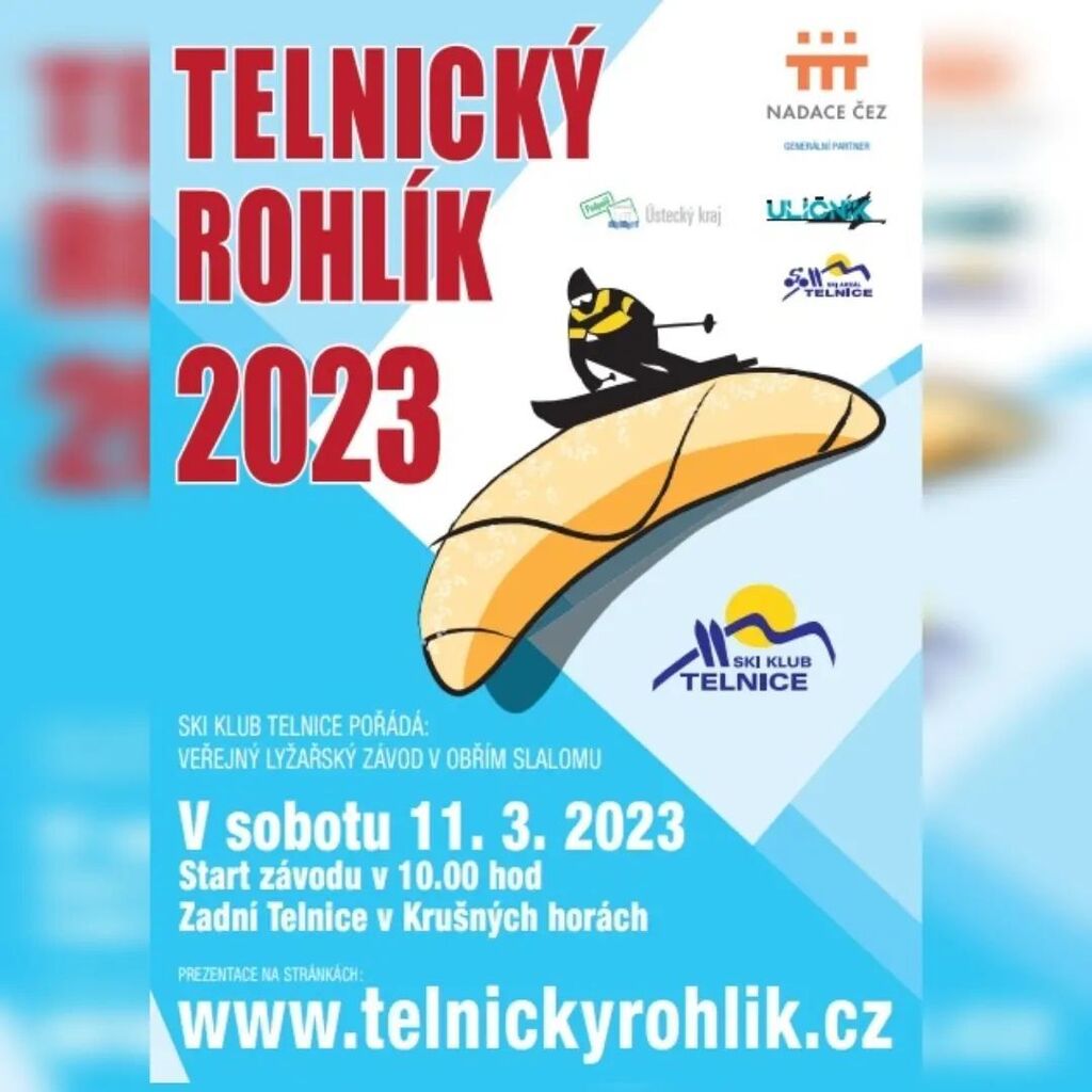 Ski_Telnice's tweet photo. A tady je jeden nový obrázek!
Telnický Rohlík 2023 🙌
#telnice #obrislalom #usti #usteckykraj #racing #teplice #bournak #krupka #sportovani #skitelnice #decin #telnickyrohlik #vikend #ceskarepublika https://t.co/QnbGzBNqrb