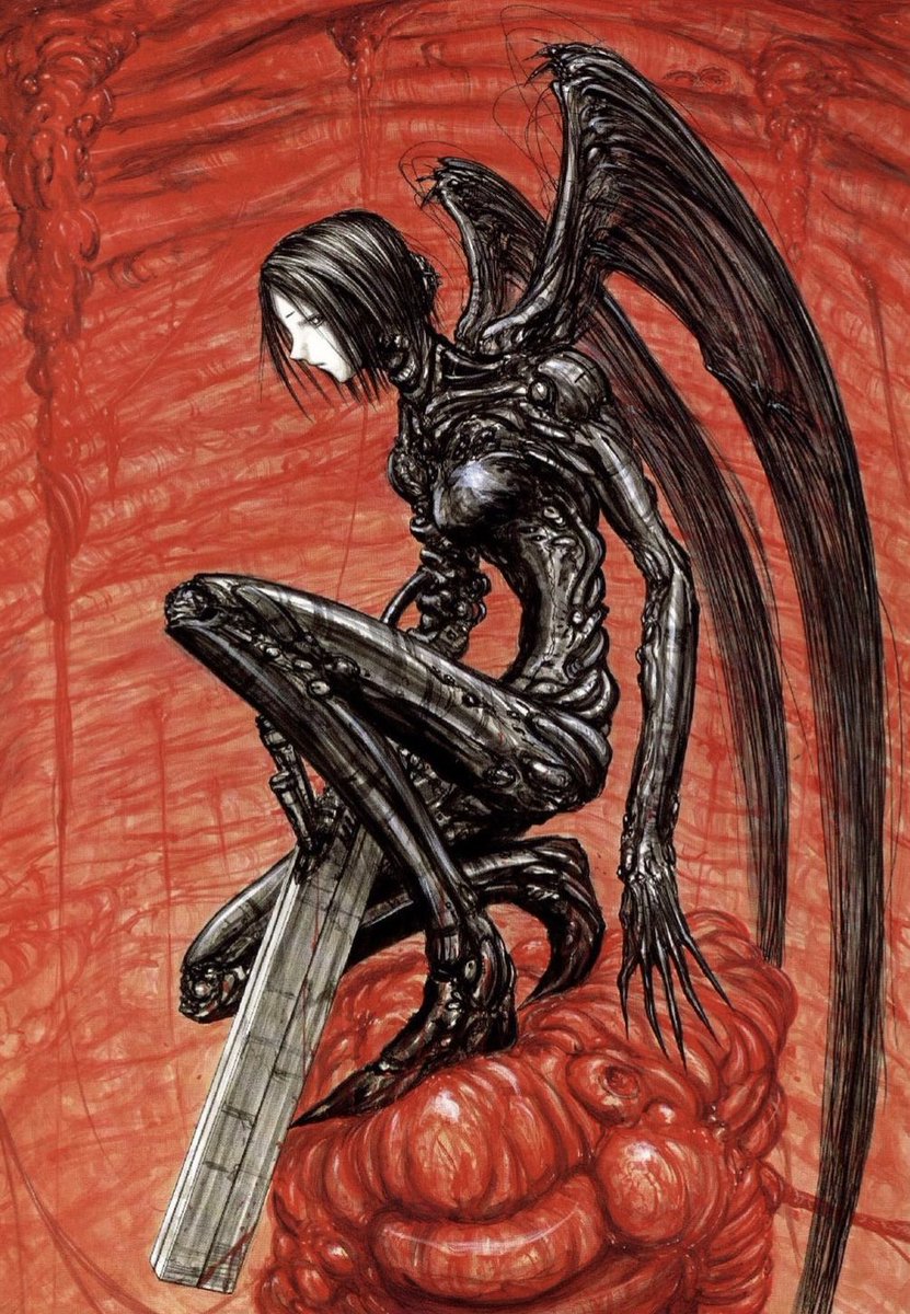xe0_xeo's tweet photo. Illustrations from the cyberpunk manga "BLAME!" created by Japanese artist Tsutomu Nihei https://t.co/i9eOy5ojZv
