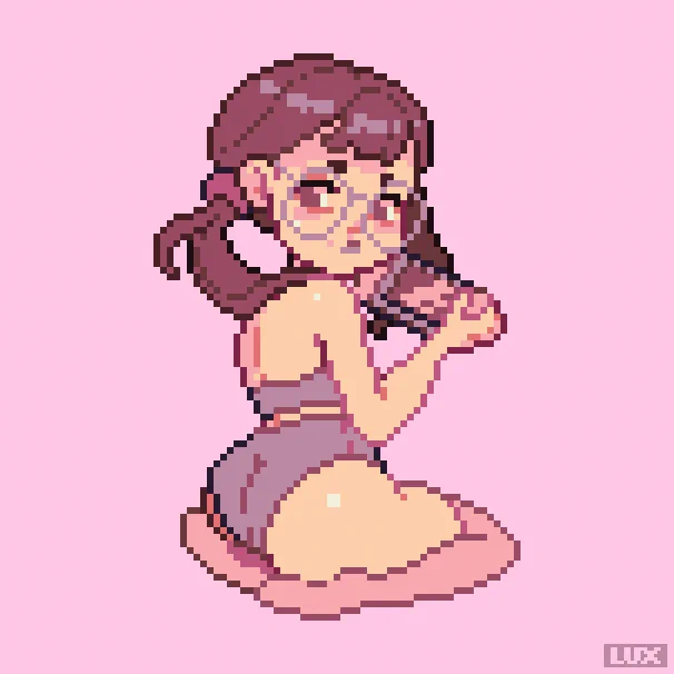 what is she playing? 
