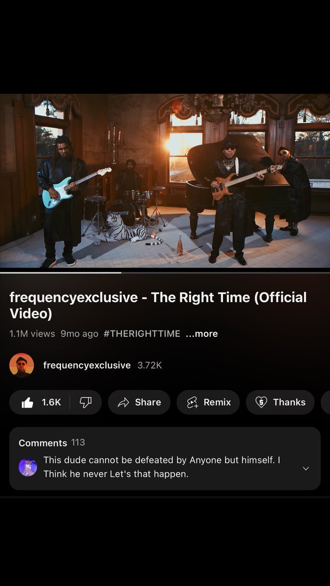 frequencyexclus's tweet image. Add me up.  Subscribe now // 

frequencyexclusive - The Right Time (Official Video)
youtu.be/mUmmHRC41I8
