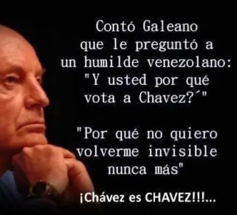 ¡Chávez es Chávez!