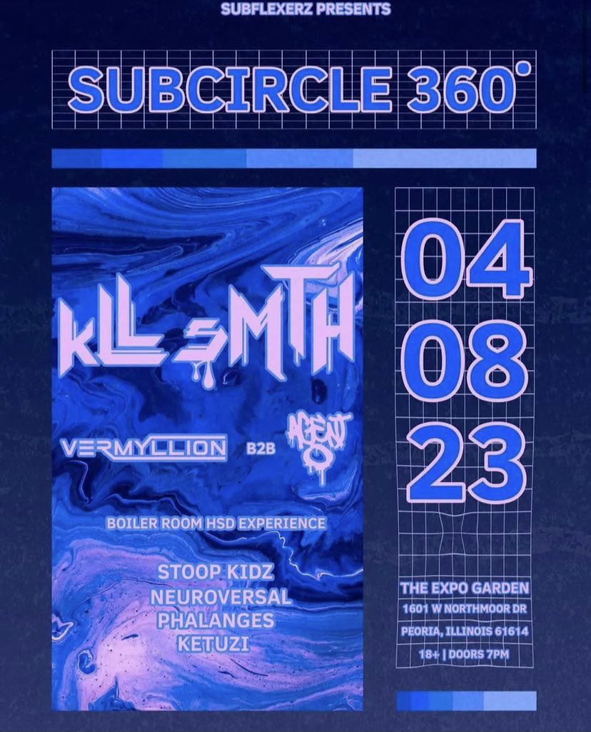 Vermyllion (@vermyllionbass) on Twitter photo FAT ASS SHOW ANNOUNCEMENT!! Me and <a href="/Agent__O/">卂Ꮆ乇几ㄒ ㄖ</a> are going back to back on direct support for the absolute legend <a href="/kLLsMTHmusic/">kLL sMTH</a>. We’re going boiler room style with a fatty Henney stack!! Big ups <a href="/SUBFLEXERZ/">SUBFLEXERZ</a> Going to be an insane night 😈 FAT ASS SHOW ANNOUNCEMENT!! Me and <a href="/Agent__O/">卂Ꮆ乇几ㄒ ㄖ</a> are going back to back on direct support for the absolute legend <a href="/kLLsMTHmusic/">kLL sMTH</a>. We’re going boiler room style with a fatty Henney stack!! Big ups <a href="/SUBFLEXERZ/">SUBFLEXERZ</a> Going to be an insane night 😈