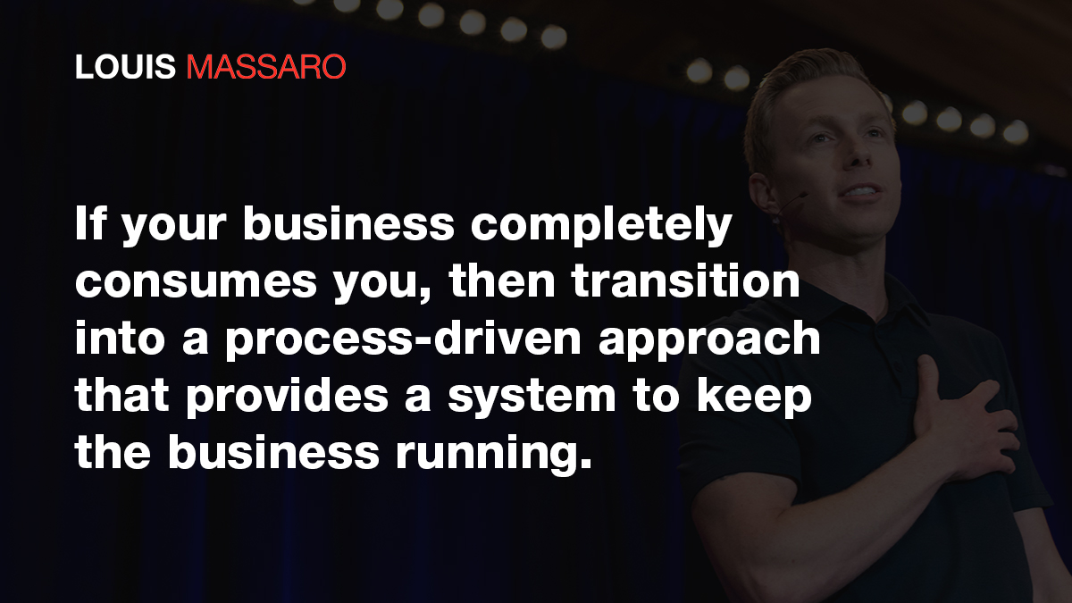 Entrepreneurship can be a demanding and consuming journey, but it doesn't have to be.

By transitioning to a process-driven approach, you can free yourself from the daily grind and focus on growth. ✔

#movingbusiness #louismassaro