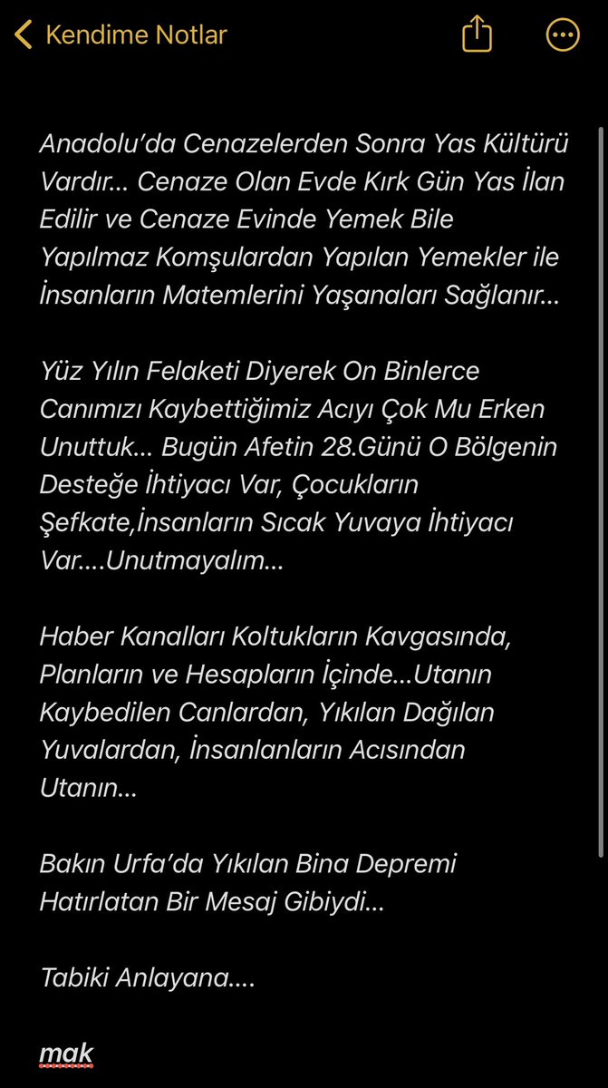 #OmuzOmuza #YaralarımızıBirlikteSaracağız